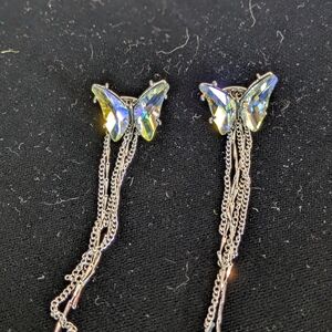 Butterfly Chain Earrings